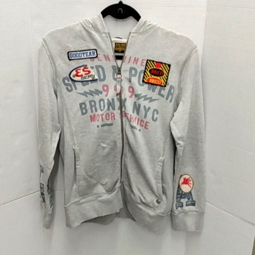 Ra eR Rag Recycle Bronx NYC Goodyear Esso Brico Motor Service Hoodie